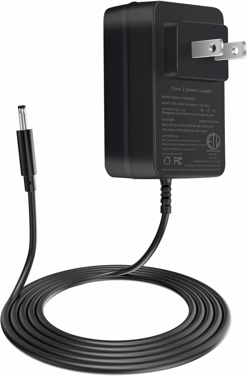 Sigely DC 12V for Audio Technica Turntable Charger Power Cord Compatible with Audio-Technica AT-LP60X, AT-LP60X-BK, AT-LP60X-BW, AT-LP120XUSB-BK Direct-Drive Turntable Record Player Charger Power direct-drive turntable,DJ turntable,hi-torque vinyl deck,
