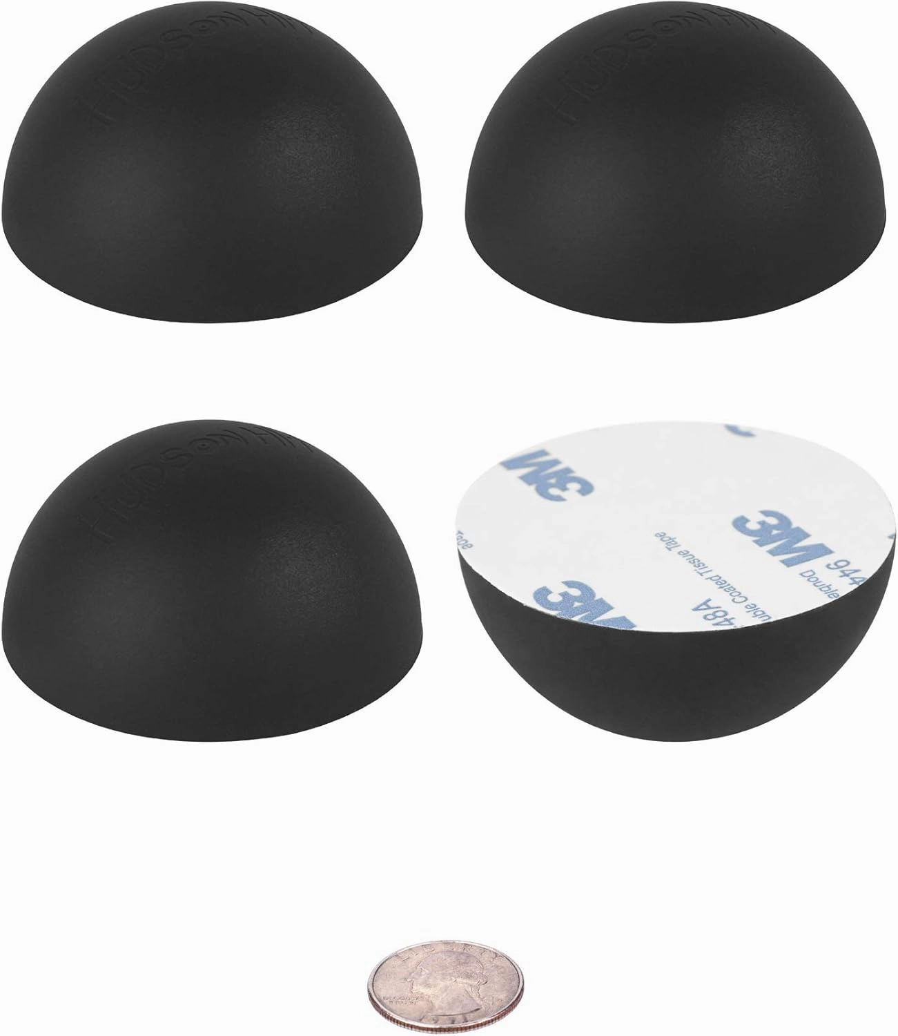 Silicone Speaker Isolation Feet (4-Pack, 2.5")  Non-Skid Adhesive Pads for Turntable, Subwoofer & Audio Equipment  Anti-Vibration Damping, 20 Duro Rubber isolation pads,speaker feet,vibration dampeners,