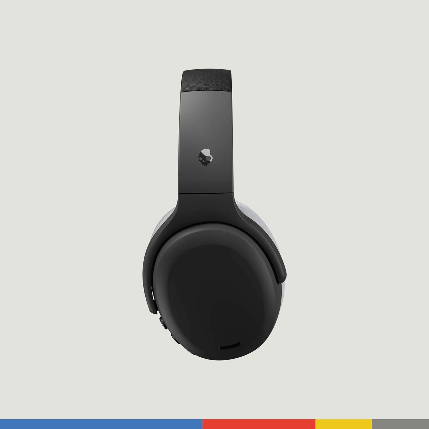 Skullcandy Crusher ANC 2 Wireless Over-Ear Bluetooth Headphones with Multi-Sensory Bass, Active Noise Cancelling, Up to 60 Hours Battery, Microphone for iPhone Android - Black/Asphalt