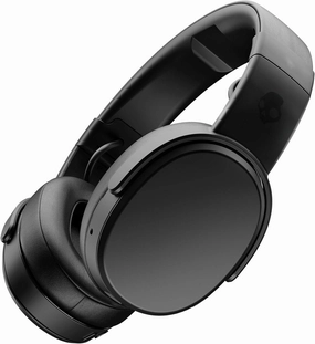 Skullcandy Crusher Wireless Bluetooth Headphones with Multi-Sensory Bass, Noise Isolating Over-Ear Fit, Up to 40 Hours Battery, Microphone for iPhone Android with Travel Bag - Black over-ear headphones,closed back headphones,wireless studio cans,
