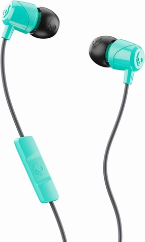 Skullcandy Jib Wired Earbuds with 3.5mm Plug, Noise Isolating Fit, Built-In Microphone Call and Track Control, Convenient for Travel - Miami noise cancelling headphones,ANC headphones,travel headphones,