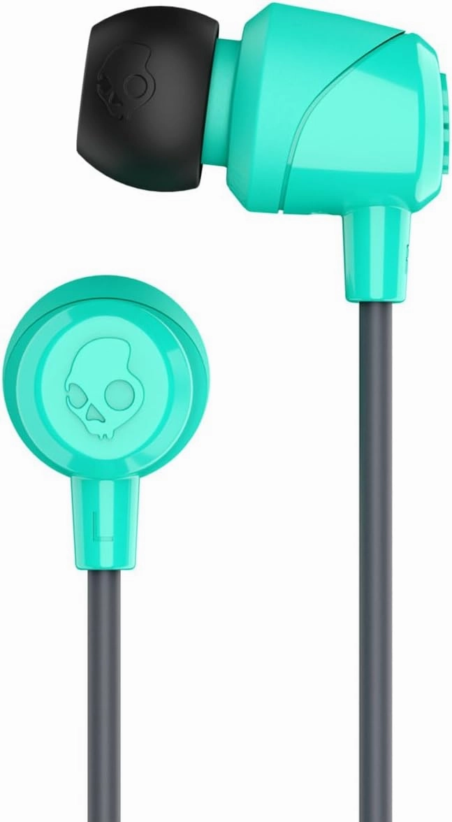 Skullcandy Jib Wired Earbuds with 3.5mm Plug, Noise Isolating Fit, Built-In Microphone Call and Track Control, Convenient for Travel - Miami