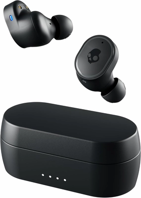 Skullcandy Sesh ANC XT in-Ear Noise Canceling Wireless Earbuds, 48 Hr Battery, IP67 Waterproof, Microphone, Works with iPhone Android and Bluetooth Devices - True Black TWS earbuds,compact wireless buds,Bluetooth ear tips,