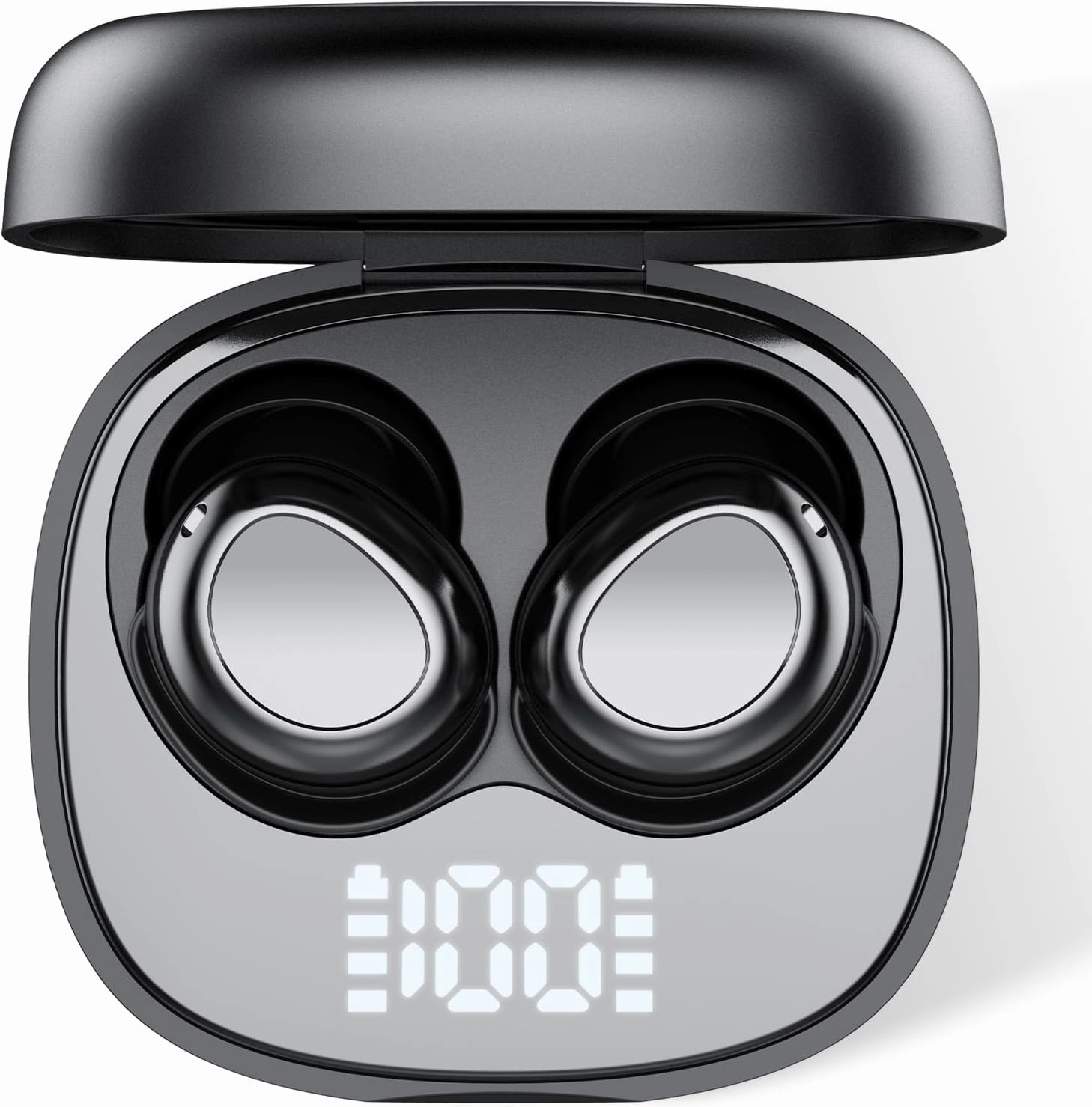 Sleep Ear Buds, True Wireless Earbuds, 2025 Ultra-Mini Bluetooth 5.4 Earbuds for Side Sleepers, 53H Play Hi-Fi Stereo 3D Bass Noise Cancelling Bluetooth headphones, USB C, IP7 Waterproof LED Earphones wireless earbuds,Bluetooth earphones,true wireless ster