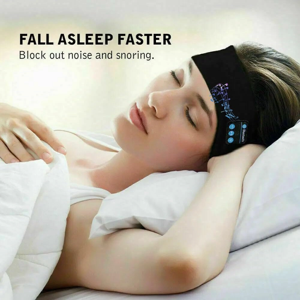 Sleep Headphones Wireless, Bluetooth Sports Headband Headphones with Ultra-Thin HD Stereo Speakers Perfect for Sleeping,Workout,Jogging,Yoga,Insomnia, Air Travel, Meditation