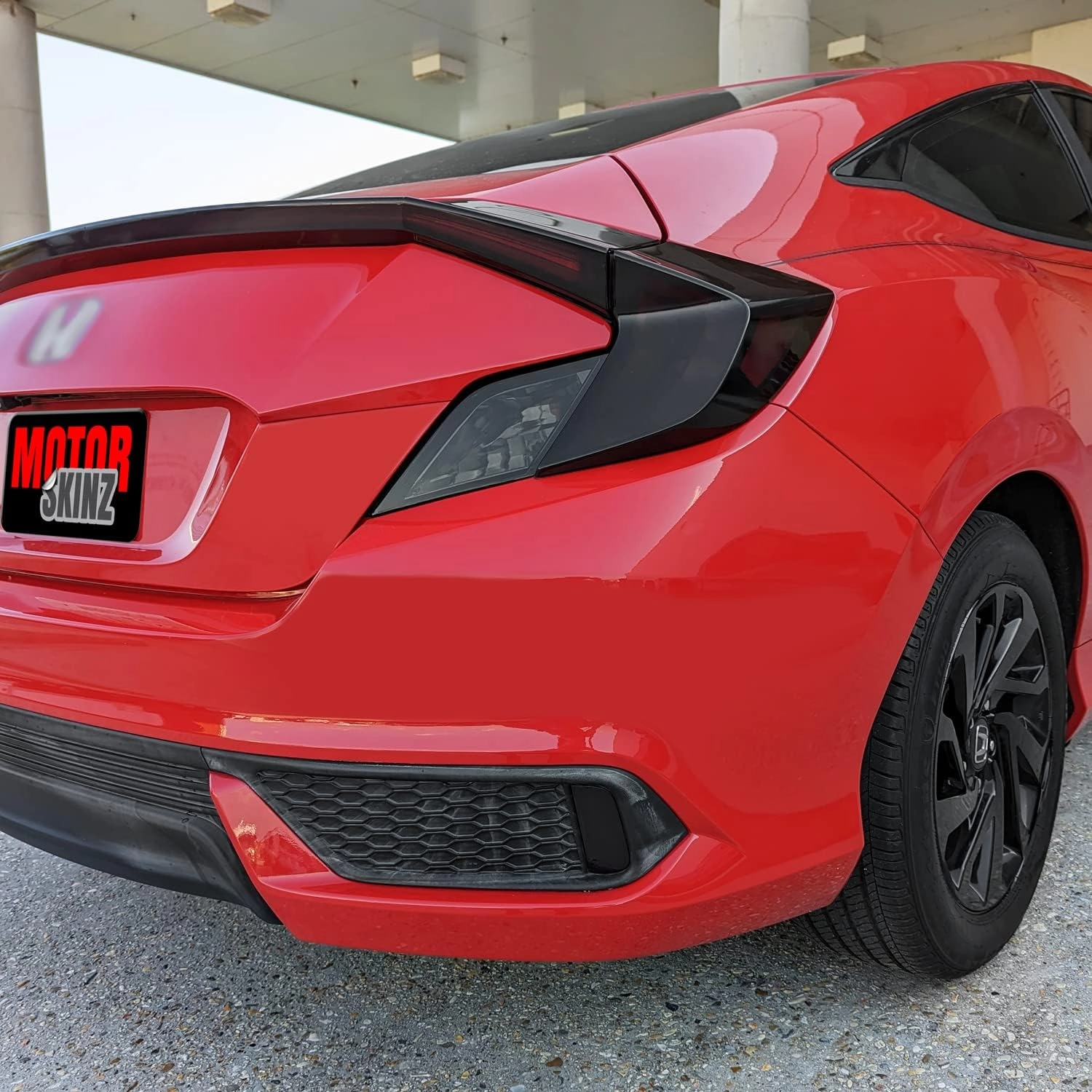 SlickMod PreCut Vinyl Smoke Tint for 2016-2020 Honda Civic Coupe Tail Light (20% Dark Smoke, 1. Taillight)