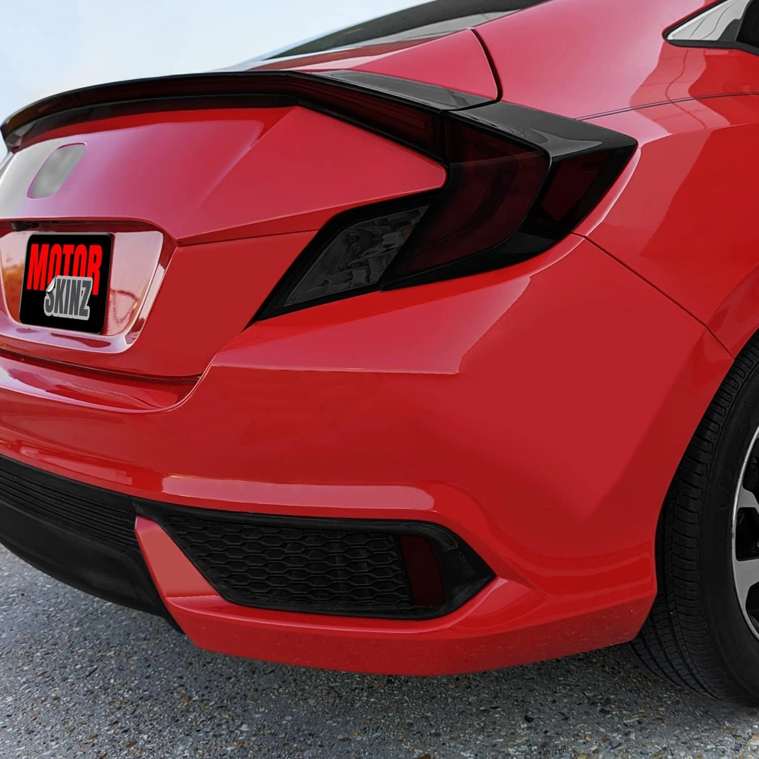 SlickMod PreCut Vinyl Smoke Tint for 2016-2020 Honda Civic Coupe Tail Light (20% Dark Smoke, 1. Taillight)
