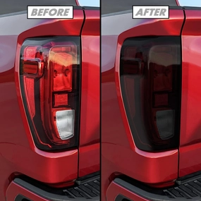 SlickMod PreCut Vinyl Smoke Tint for 2019-2023 GMC Sierra 1500 Tail Light (Non LED) (20% Dark Smoke, 1. Taillight) vinyl accessories,turntable parts,record player tools,