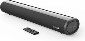 Small Sound Bar for TV, Soundbar with Bluetooth 5.0/HDMI/Optical/USB/AUX/Coax Connection, 50 Watt 16 Inch Soundbars for Home Theater, Wall Mountable (SE04) soundbar,TV speaker bar,home theater soundbar,