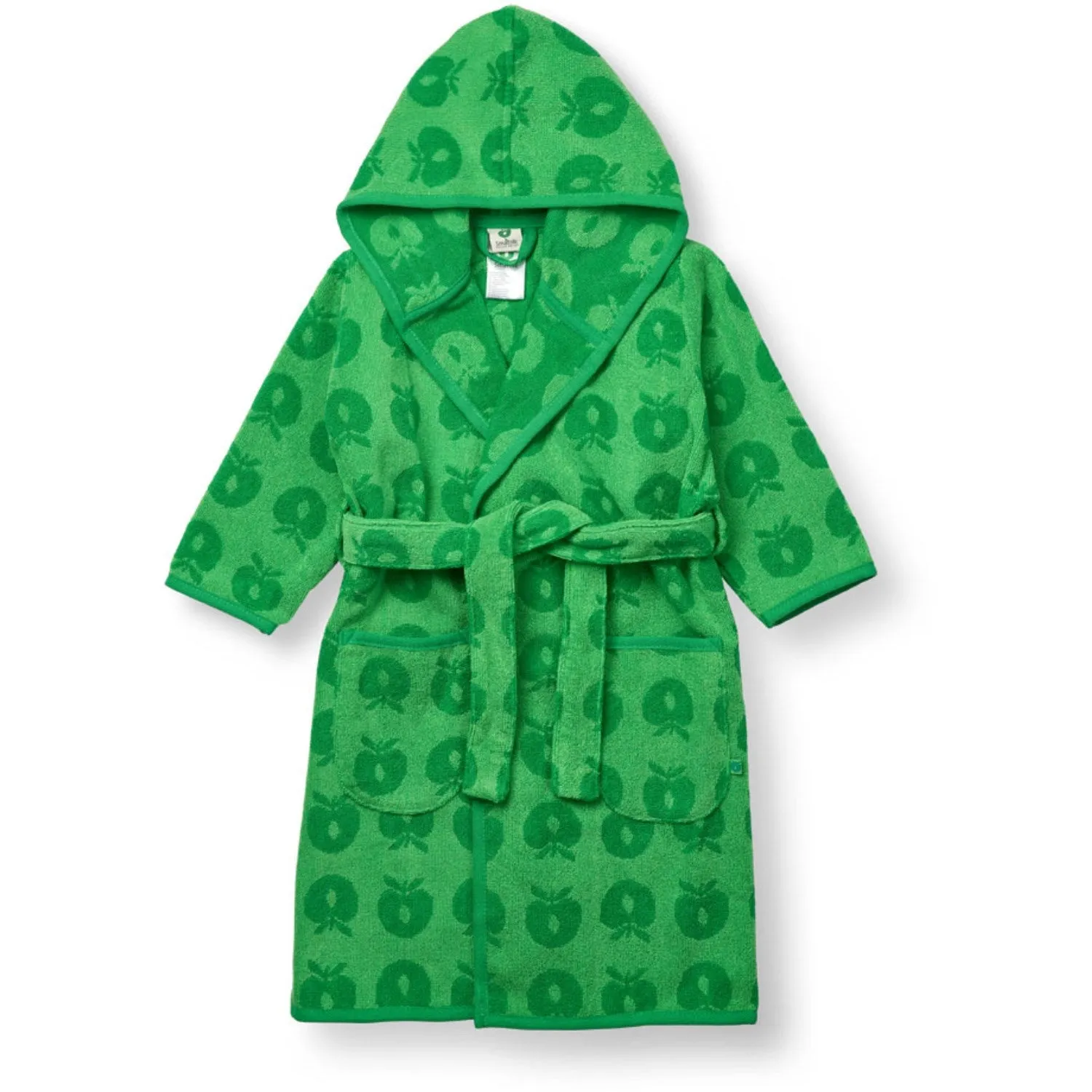 Sm?folk Apple Green Bathrobe With Apples