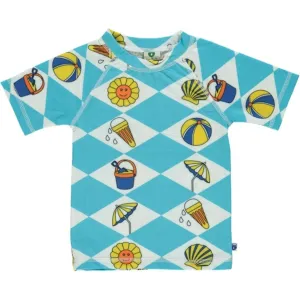 Smfolk Blue Atoll Summer Vacation Swim T-shirt