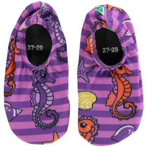 Sm?folk Spring Pink UV50 Bathing Shoes With Seahorses