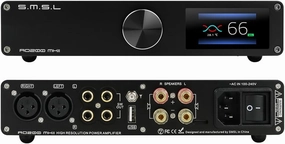 SMSL AO200MKII HiFi Power Amplifier MA5332MS Chip 160W x 160W Class D Amp USB/RCA/XLR Input Stereo Amps 2.1 Channel Digital Audio Amplifiers for Desktop Bookself Home Subwoofer/Passive Speaker integrated amplifier,stereo receiver,hi-fi amp combo,