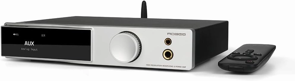 SMSL AO300 MA5332MS Class D Amplifier, 165Wx2 Power Amps, CS43131 HiFi DAC Headphone Amp, USB/Coax/Opt/HDMI ARC/RCA Input 2.1 Channel Stereo Amp for Speaker/Subwoofer/4.4mm/6.35mm Headphone (Silver) integrated amplifier,stereo receiver,hi-fi amp combo,