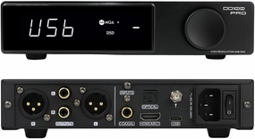 SMSL DO100 PRO HiFi Balanced DAC with 2X ES9039Q2M & XMOS XU316, 768kHz/DSD512 USB Audio MQA Decoder Preamp, Bluetooth 5.1/Opt/Coax/HDMI ARC Input, RCA/XLR Digital-Analog Converter for PS5/Amp DAC,USB audio converter,digital to analog converter,