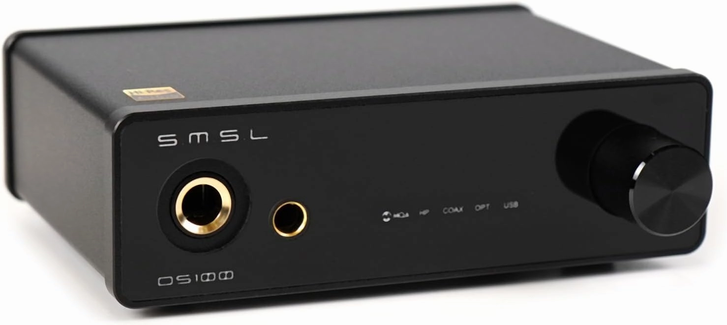 SMSL DS100 MQA MQA-CD DAC Headphone Amp CS43131 Chip 6.35mm & Balanced 4.4mm Headphone Amplifier Mini Audio Decoder USB Optical Coaxial Desktop Stereo DAC XU316 768kHz/32Bit DSD256 for Home Audio DAC,USB audio converter,digital to analog converter,