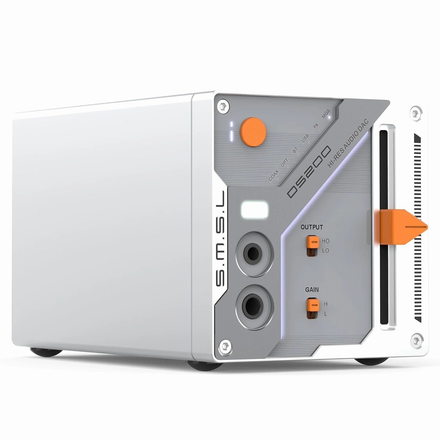 SMSL DS200 MQA DAC & Headphone Amplifier Bluetooth 5.1 CS43131*2 Chip MQA-CD Full Decoder 4.4mm Balanced & 3.5mm Headphone Amp for PC/Home Mini USB DAC balanced output player,audiophile player,hi-res digital player,
