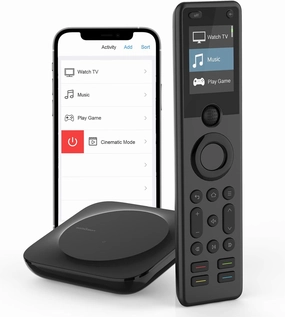 SofaBaton X1 Universal Remote Control with Hub, All in one Remote with Smart APP Setting, One-Touch Activities,Control 60  Devices, Compatible Alexa & Google Assistant for Voice Control smart audio hub,voice control speaker,Alexa compatible audio,