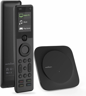 SofaBaton X1S Universal Remote Control with Hub, Improved Scroll, Smart All in One Remote with Customize One-Touch Activities, Compatible with 500,000  IR/Bluetooth/WiFi Devices/Alexa/Google Assistant smart audio hub,voice control speaker,Alexa compatible 