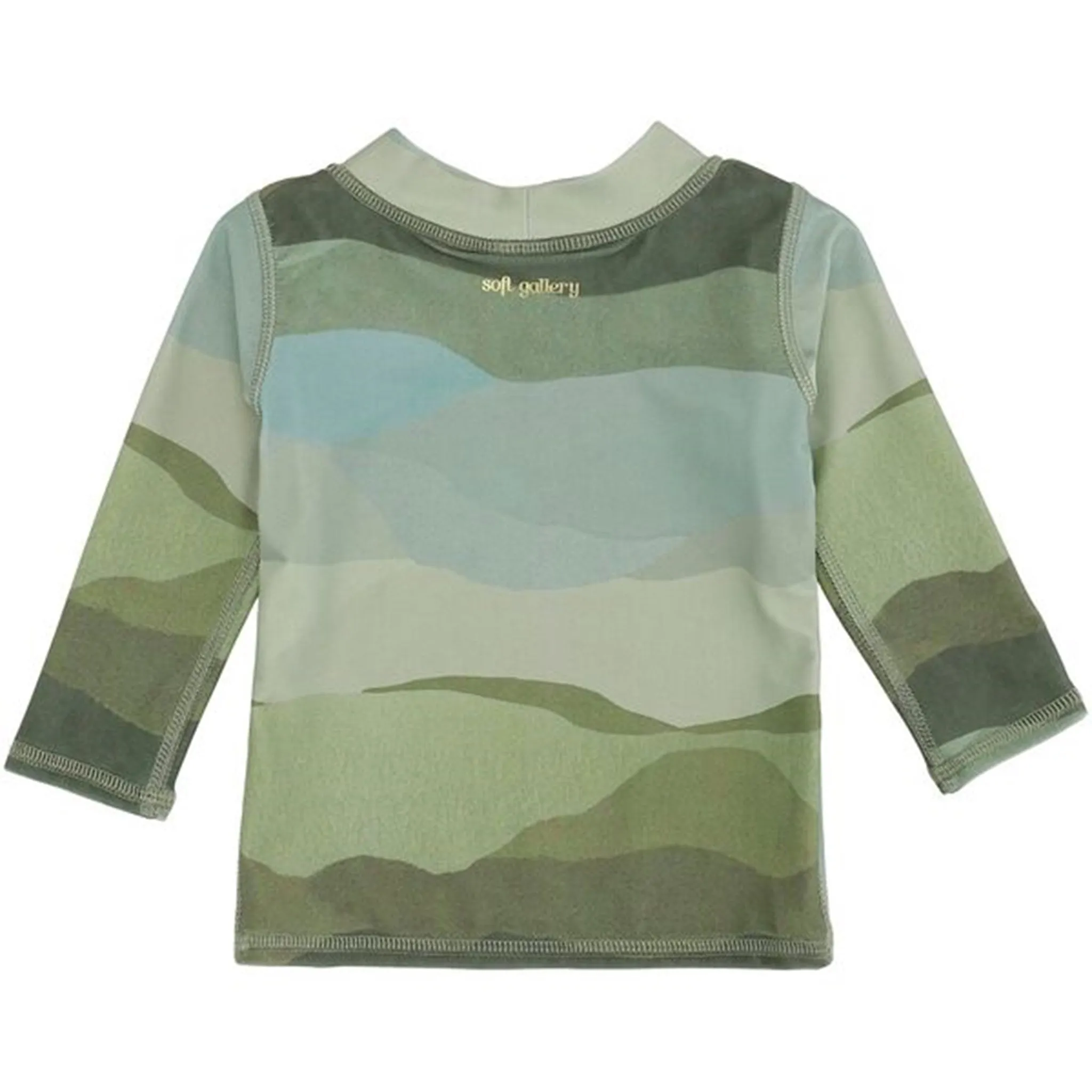 Soft Gallery AOP Landscape Baby Astin Sun Shirt