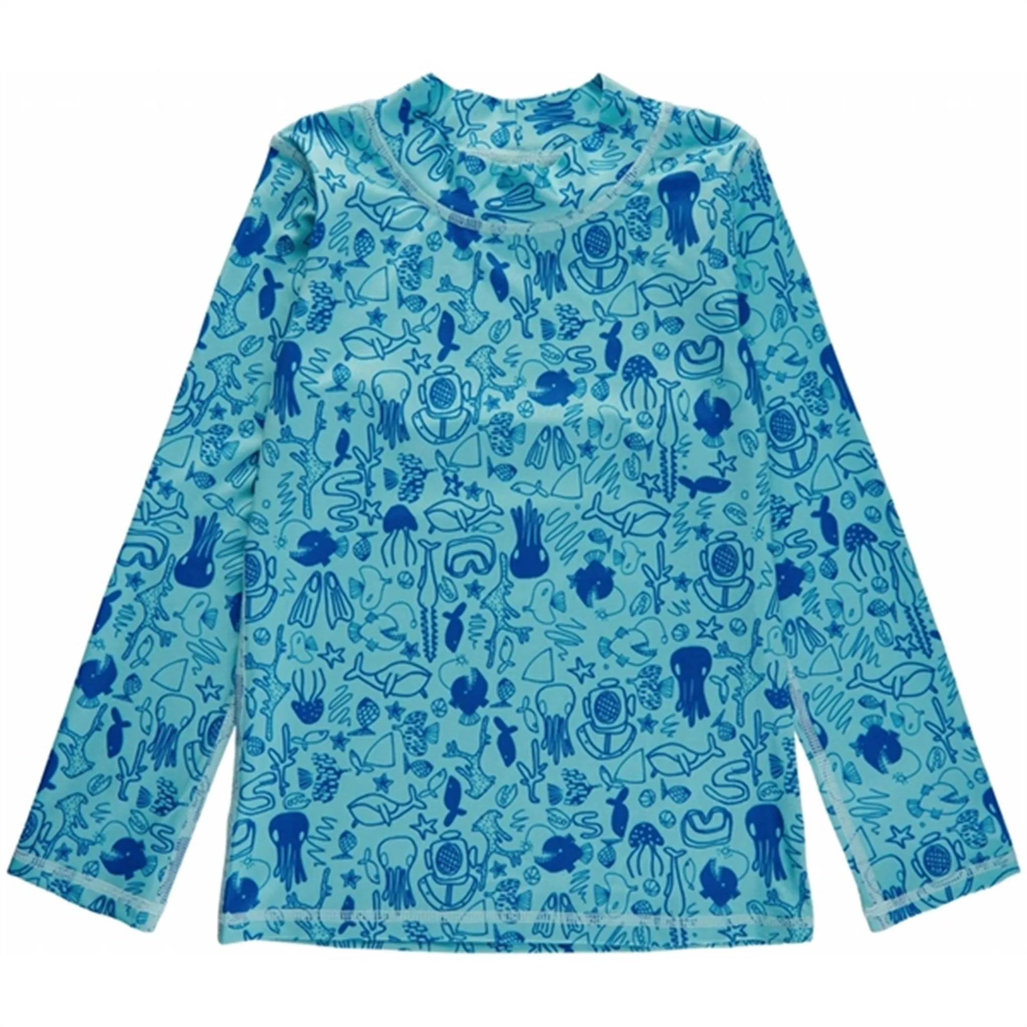 Soft Gallery Silver Blue Astin Dive Sun Shirt