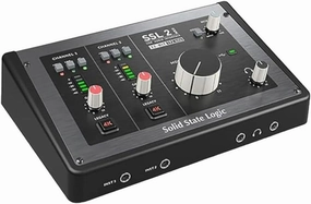 Solid State Logic SSL 2 MKII 2 x 2 USB Audio Interface with Dual Pro-Grade Headphone Outputs, Next-Gen Converters, and 4K Analogue Enhancement audio interface,USB interface,music recording input,