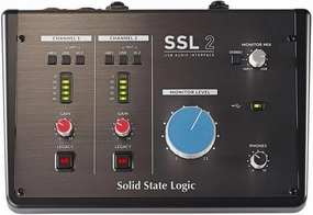 Solid State Logic SSL 2 USB Audio Interface with Legacy 4K Analog Color Enhancement, Monitor Mix Control, and High-Frequency EQ Boost audio interface,USB interface,music recording input,