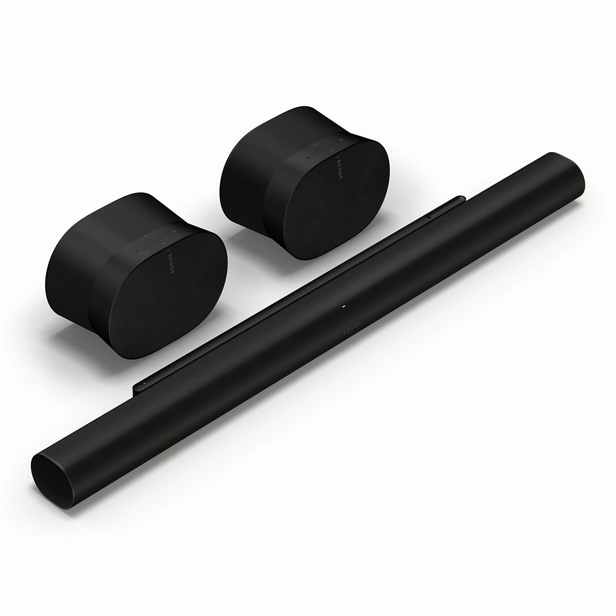 Sonos Premium Surround Set with Arc Ultra Soundbar & Pair of Era 300 Wireless Speakers (Black) Soundbars,TV Sound Systems,Bar Speakers