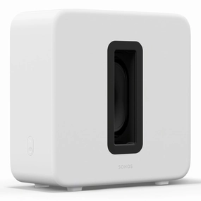 Sonos Sub 4 Wireless Subwoofer (White) Subwoofers,Bass Speakers,Woofers