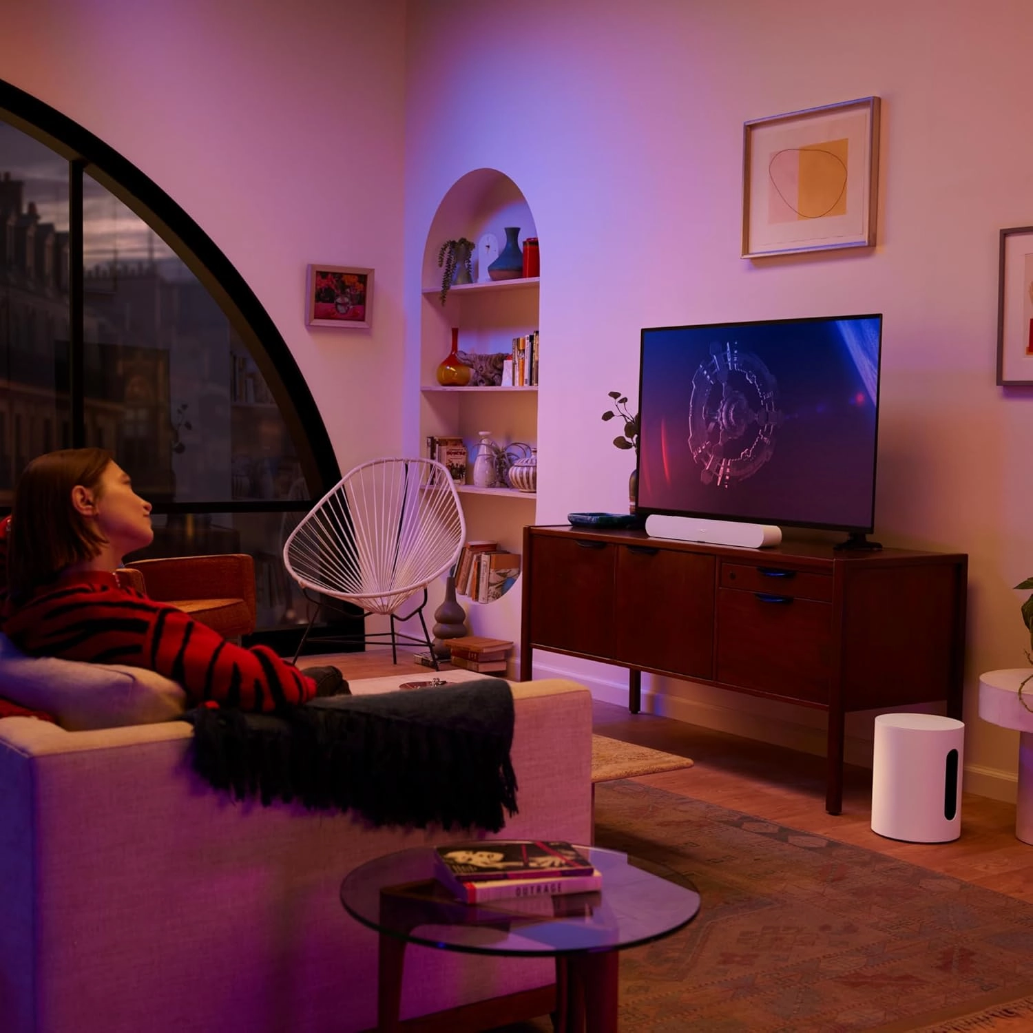Sonos Sub Mini - White - Compact Wireless Subwoofer