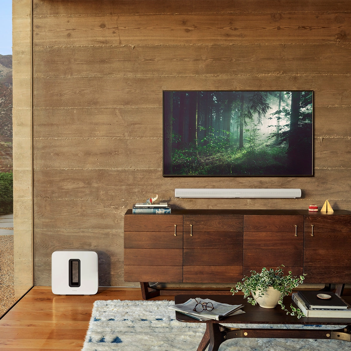 Sonos Ultimate Immersive Set with Arc Ultra Soundbar, Sub 4 Subwoofer, & Pair of Era 300 Wireless Speakers (White)