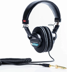 Sony DJ Headphones 4334205465, Black, Standard reference headphones,neutral sound headphones,monitor headphones,