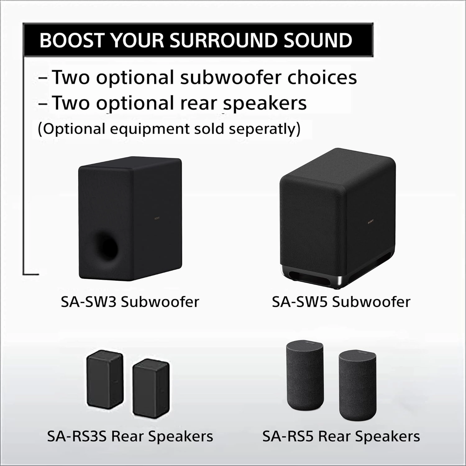Sony HT-A3000 3.1ch Dolby Atmos TV Sound Bar with DTS:X, 360 Spatial Sound Mapping, Dual Subwoofers, Wi-Fi, Bluetooth, Airplay 2