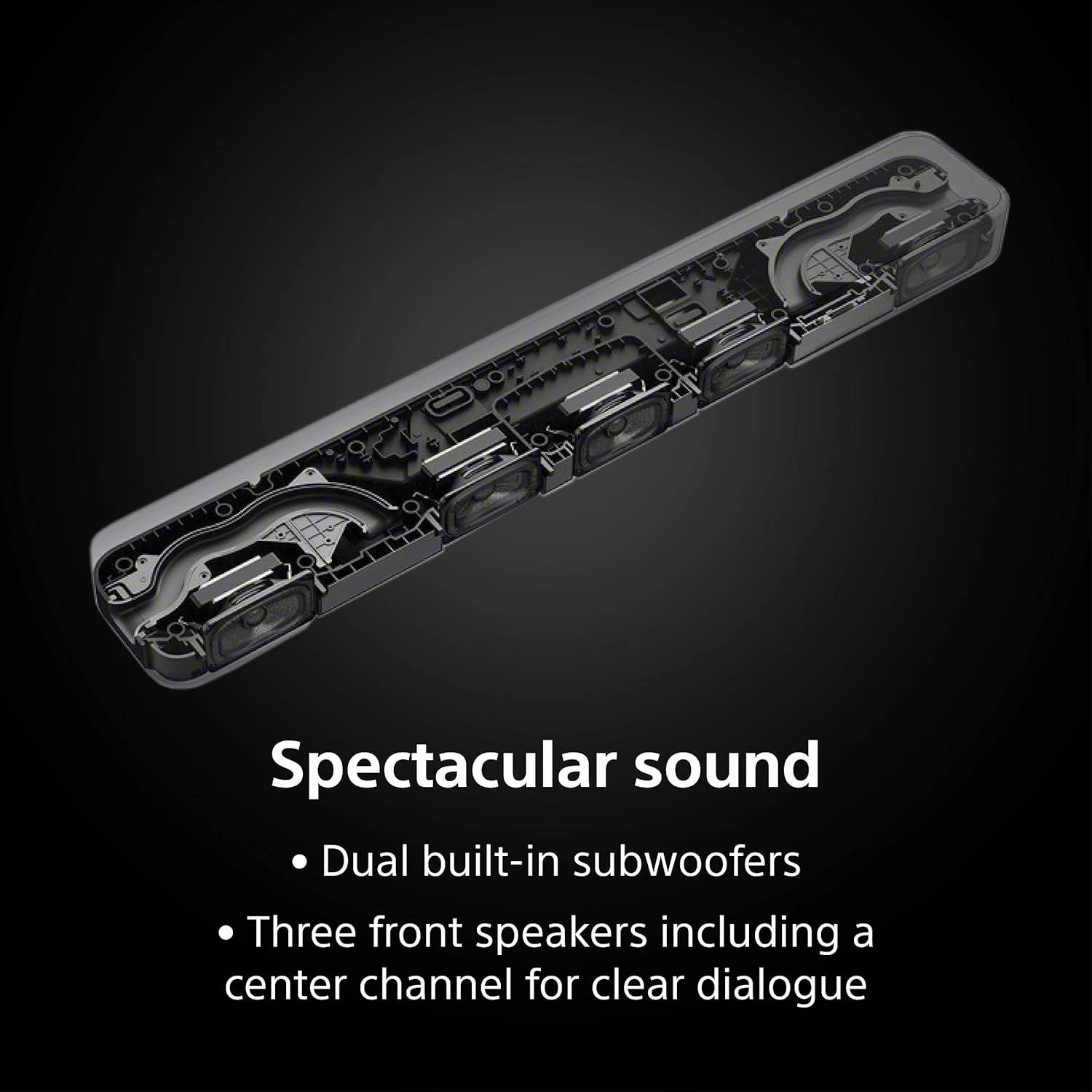 Sony HT-S2000 Compact 3.1 Ch Dolby Atmos Sound Bar.