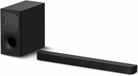 Sony HT-S400 2.1ch Soundbar with Powerful Wireless subwoofer, S-Force PRO Front Surround Sound, and Dolby Digital, Black soundbar,TV speaker bar,home theater soundbar,