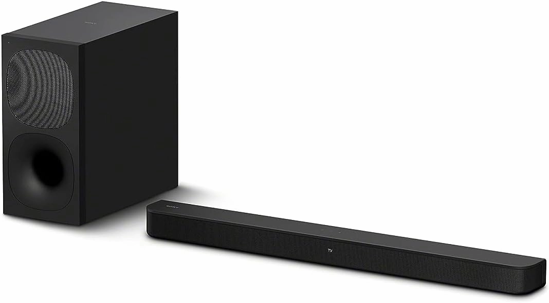 Sony HT-S400 2.1ch Soundbar with Powerful Wireless subwoofer, S-Force PRO Front Surround Sound, and Dolby Digital, Black soundbar,TV speaker bar,home theater soundbar,