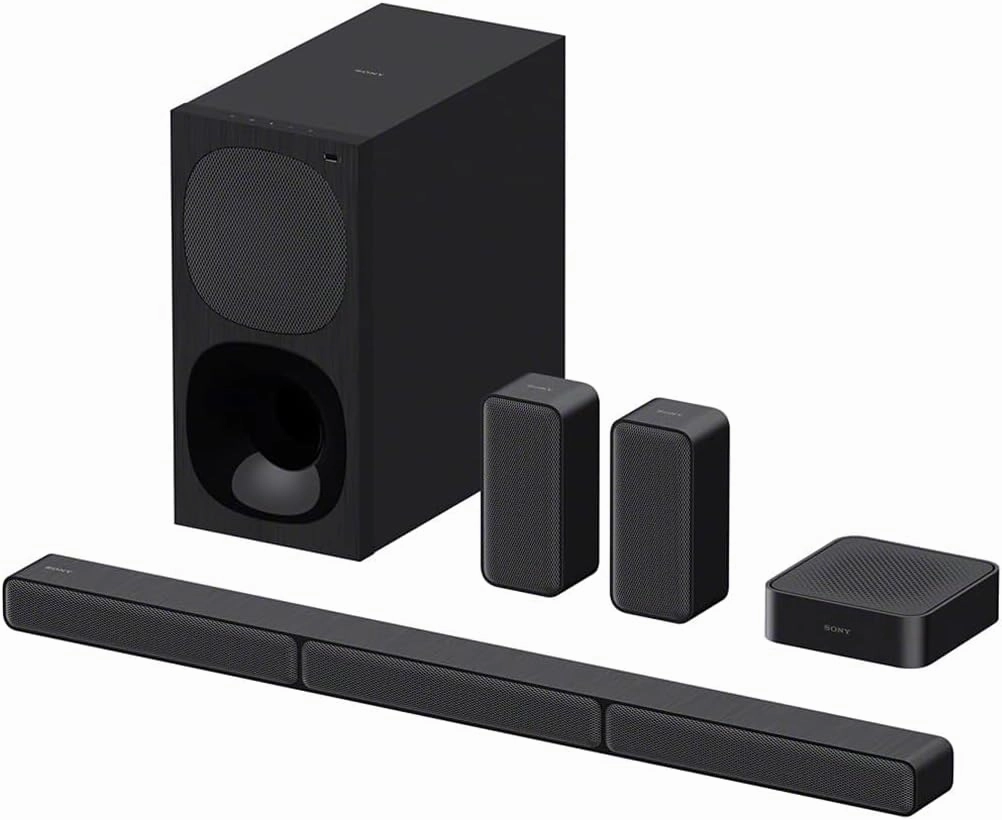 Sony HT-S40R 5.1ch Home Theater Soundbar System,black soundbar,TV speaker bar,home theater soundbar,