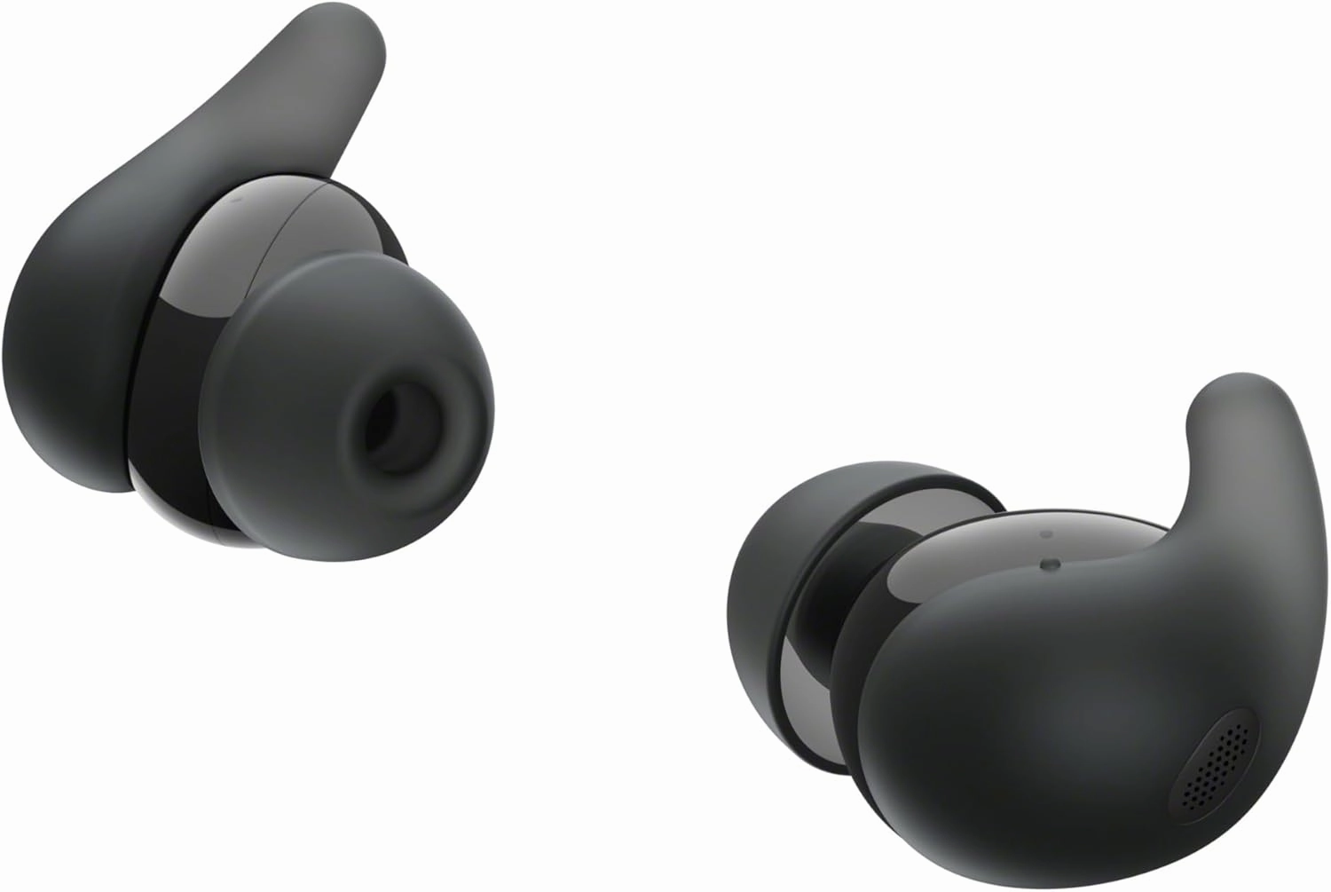 Sony LinkBuds Fit Truly Wireless Noise Canceling Earbud Headphones, Small & Light with Newly Developed Air Fitting Supporters, Black