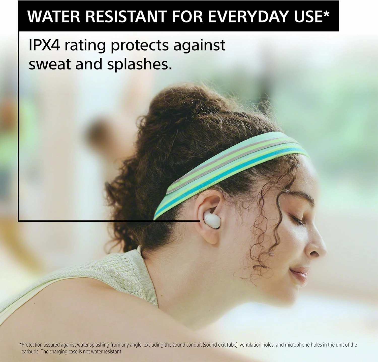 Sony LinkBuds Fit Truly Wireless Noise Canceling Earbud Headphones, Small & Light with Newly Developed Air Fitting Supporters, Black