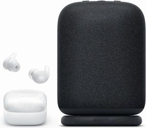Sony LinkBuds Fit Truly Wireless Noise Canceling Earbud Headphones, Small & Light with Newly Developed Air Fitting Supporters, White LinkBuds Wireless Portable Bluetooth Speaker, Black TWS earbuds,compact wireless buds,Bluetooth ear tips,