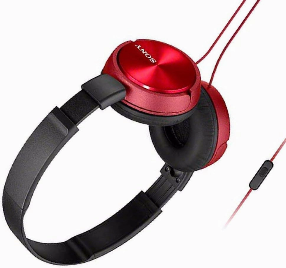 Sony MDR-ZX310AP/R ZX Series Stereo Headset - Red
