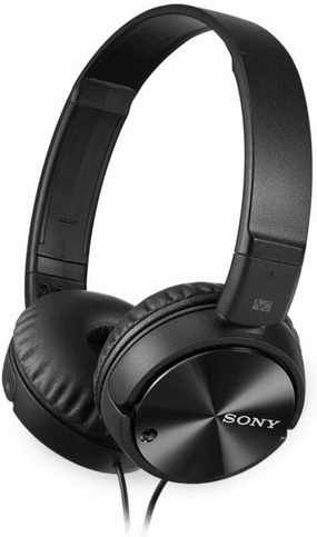 Sony MDRZX110NC Noise Canceling On Ear Headphones, Black over-ear headphones,closed back headphones,wireless studio cans,