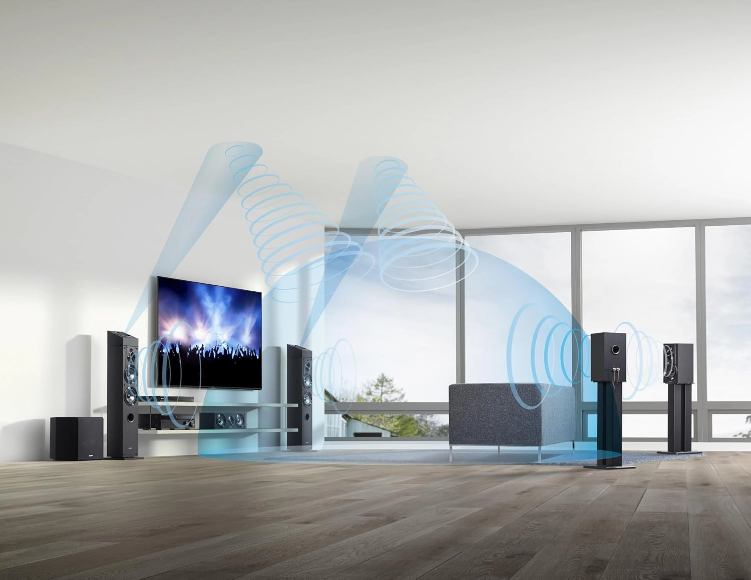 Sony SSCSE Dolby Atmos Enabled Speakers, Black (Pair), 4 Inch (Pack of 2)