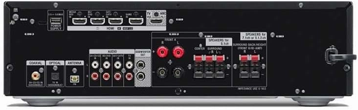 Sony STR-DH790 7.2-ch Surround Sound Home Theater AV Receiver: 4K HDR, Dolby Atmos & Bluetooth Black