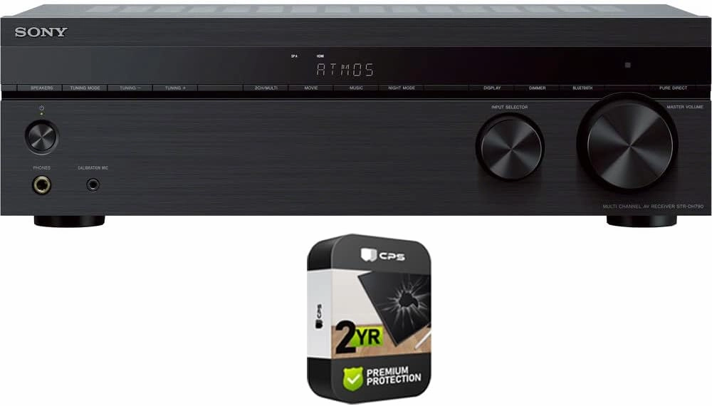 Sony STR-DH790 7.2ch Home Theater Dolby Atmos AV Receiver 2018 Model (Renewed) Bundle with 2 YR CPS Enhanced Protection Pack AV receiver,surround receiver,home theater amplifier,