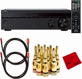 Sony STRDH590 5.2 Multi-Channel 4k HDR AV Receiver with Deco Gear HDMI Cable Bundle AV receiver,surround receiver,home theater amplifier,