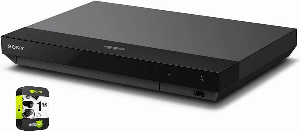 Sony UBP-X700/M HDR 4K UHD Network Blu-ray Disc Player with Hi-Res Audio Bundle Includes 1 YR CPS Enhanced Protection Pack network audio player,digital streamer,audio file player,