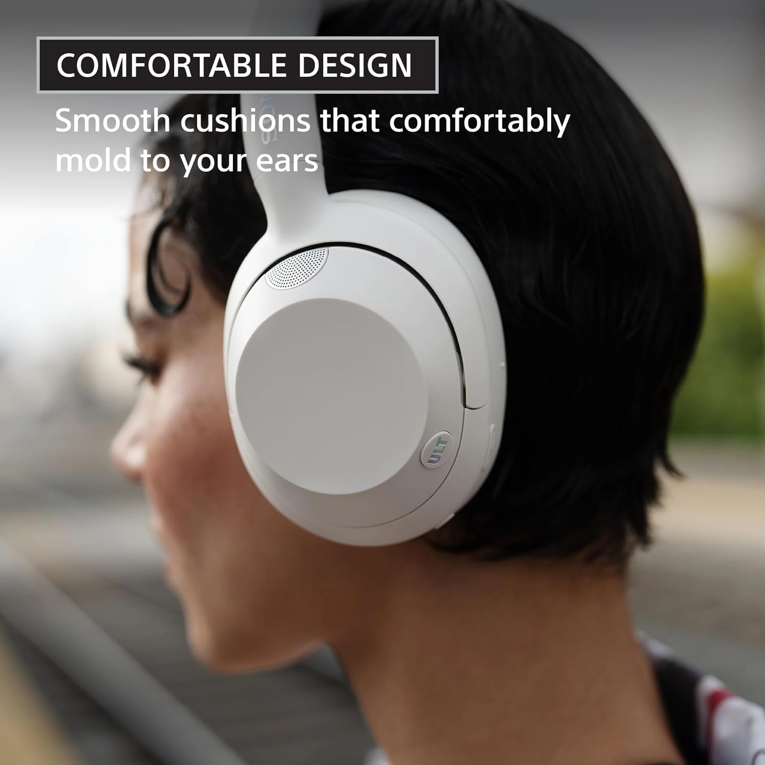Sony ULT WEAR Over-Ear Noise Cancelling Bluetooth Headphones with Alexa Built-in, Comfortable Design, 30-Hour Battery, Massive Bass, Black