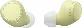 Sony WF-C510 Truly Wireless in-Ear Bluetooth Earbud Headphones with up to 22-Hour Battery, Multipoint-Connection, Mic and IPX4 Water Resistance, Yellow- New wireless earbuds,Bluetooth earphones,true wireless stereo,