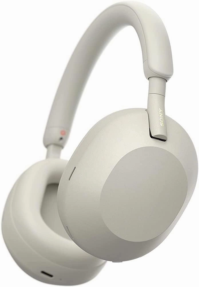 Sony WH1000XM5/S Wireless Industry Leading Noise Canceling Headphones, Silver Bundle with Premium 2 YR CPS Enhanced Protection Pack, Deco Gear Headphone Case and Audio Entertainment Essentials Bundle